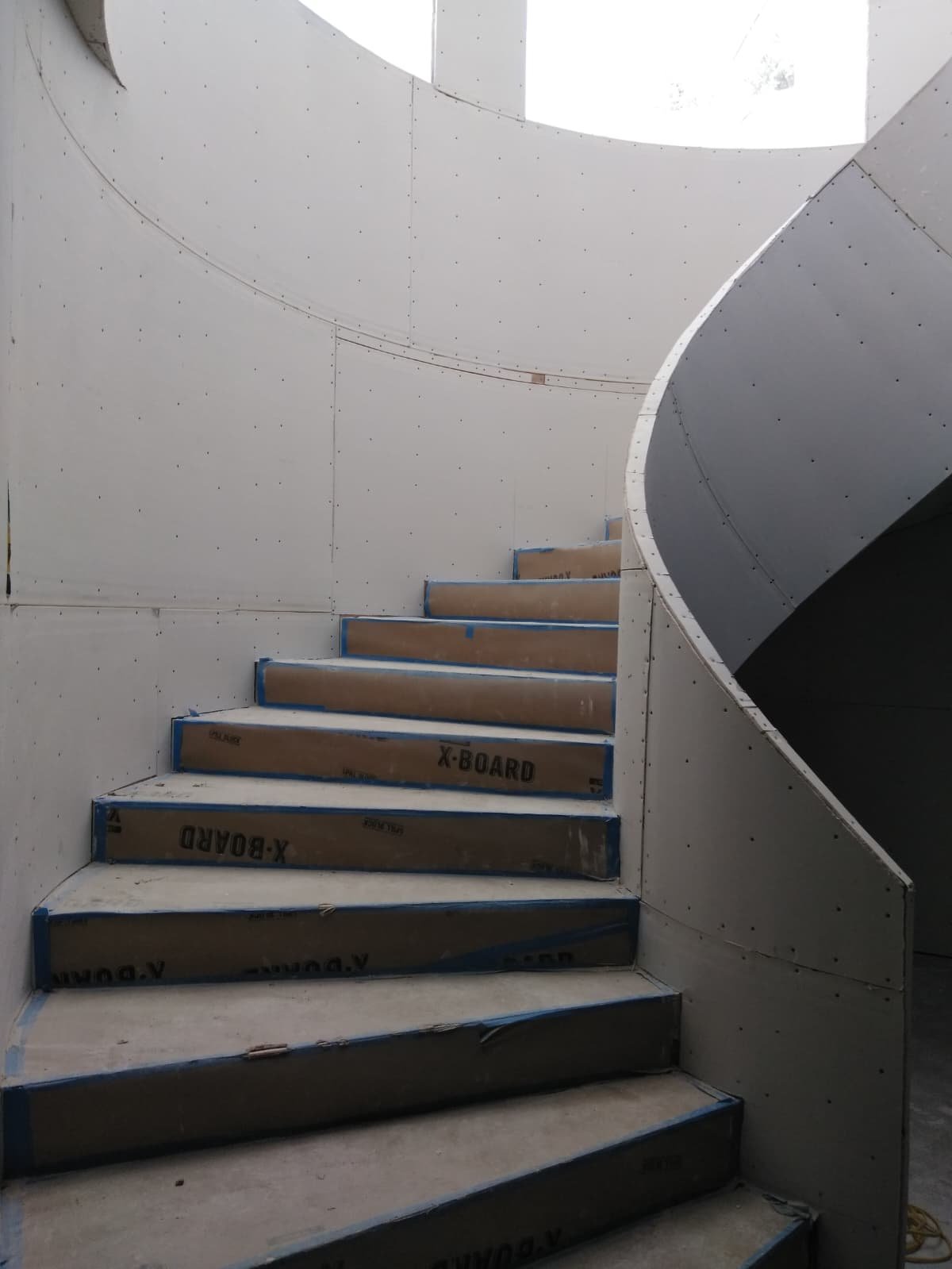 Construction team on site